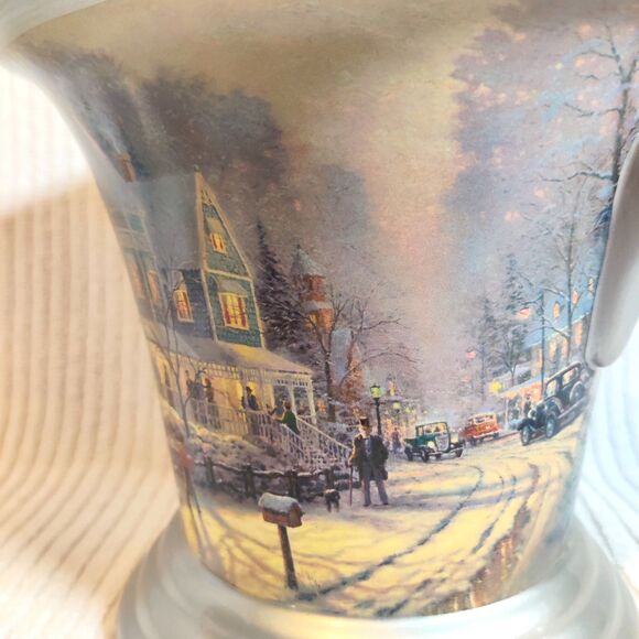 Vintage 2005 Thomas Kincade Christmas Tree Ceramic Base #A2888, Great cond. - Picture 8 of 12
